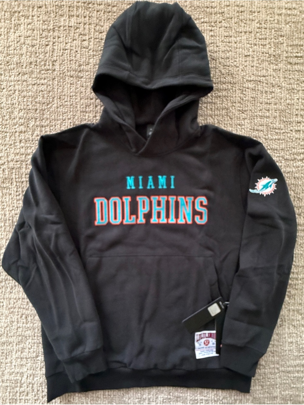 NWT Lululemon x NFL Miami Dolphins Steady State Pullover Hoodie Black Medium